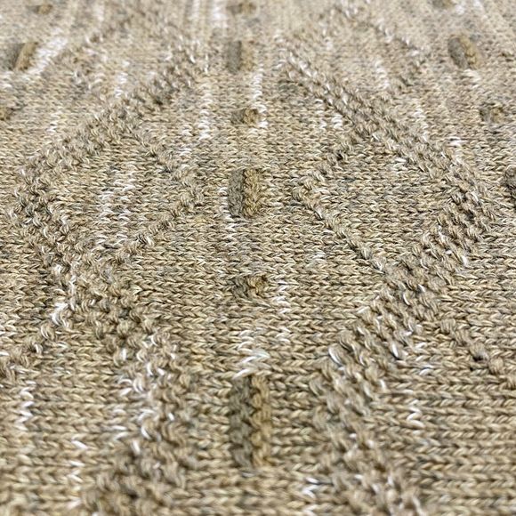 Shenandoah Vintage Sweater Mens L, Brown Textured Diamond Knit Cosby 90s Grandpa - Picture 6 of 9